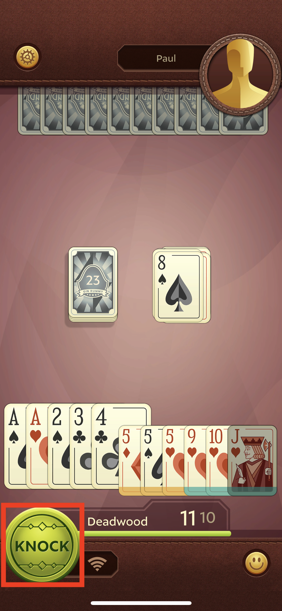 gin rummy app game that lets you count
